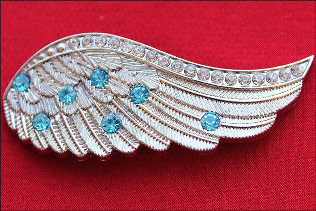 Western Screw Back Concho Angel Wings Bling Nickel Plated Saddle Cowgirl