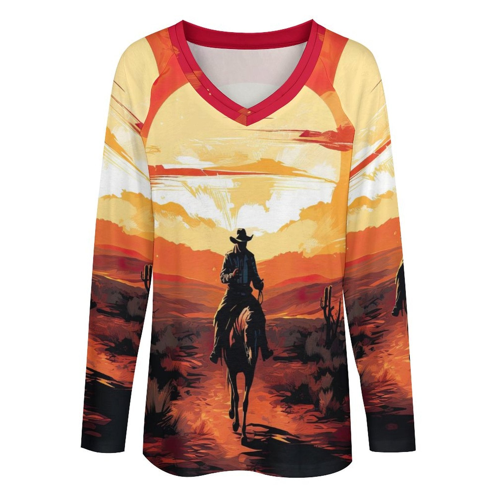 Baha Ranch Western Print Long Sleeve Top by Baha Ranch Western Wear - product image 3