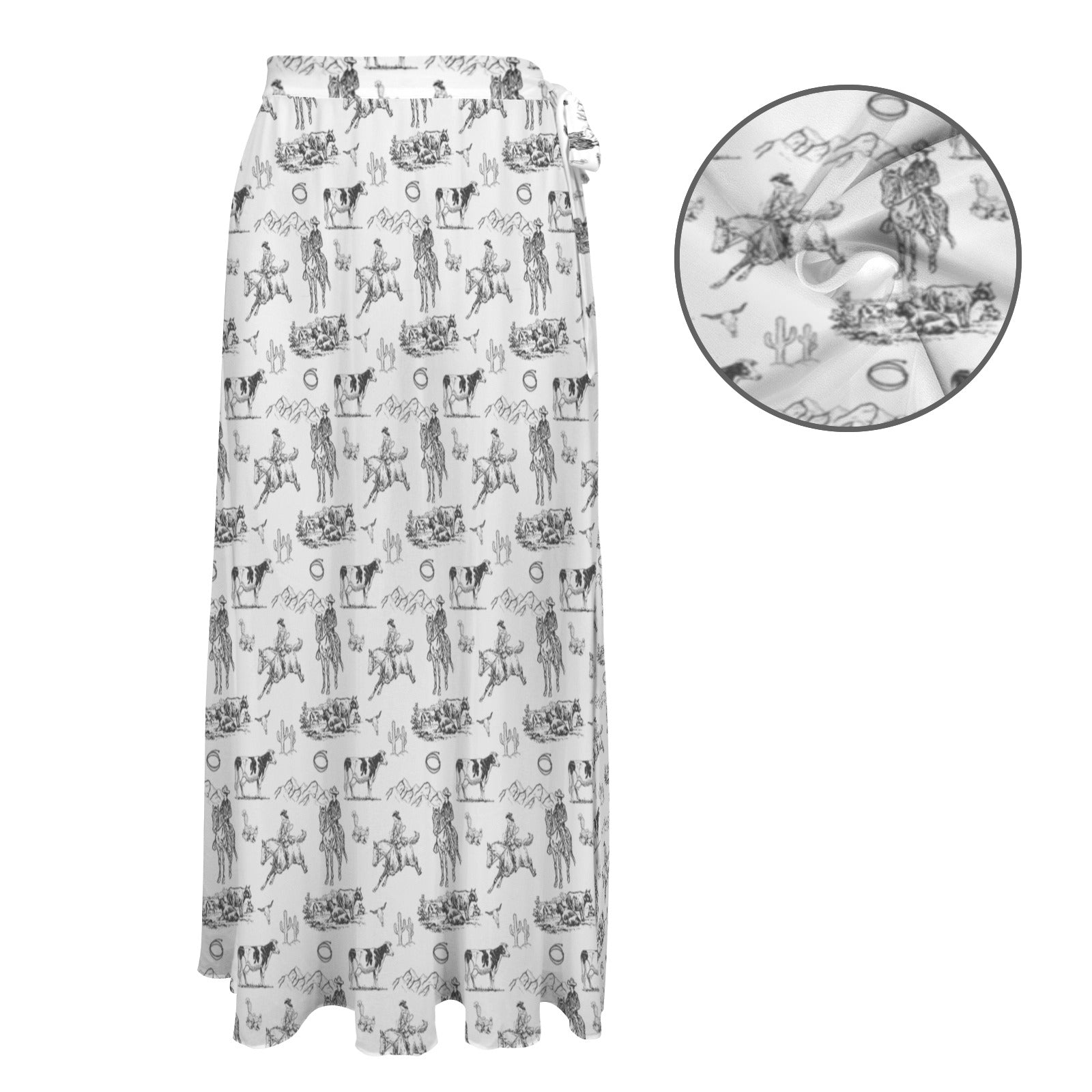 Baha Ranch Ranch Life Beach Coverup Skirt by Baha Ranch Western Wear - product image 5