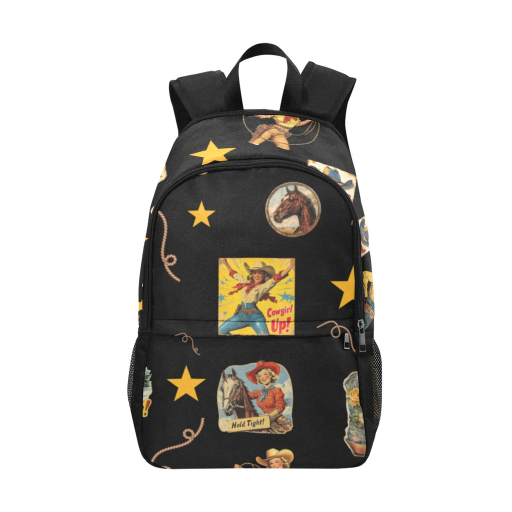 Baha Ranch Vintage Cowgirl Collage Backpack by Baha Ranch Western Wear