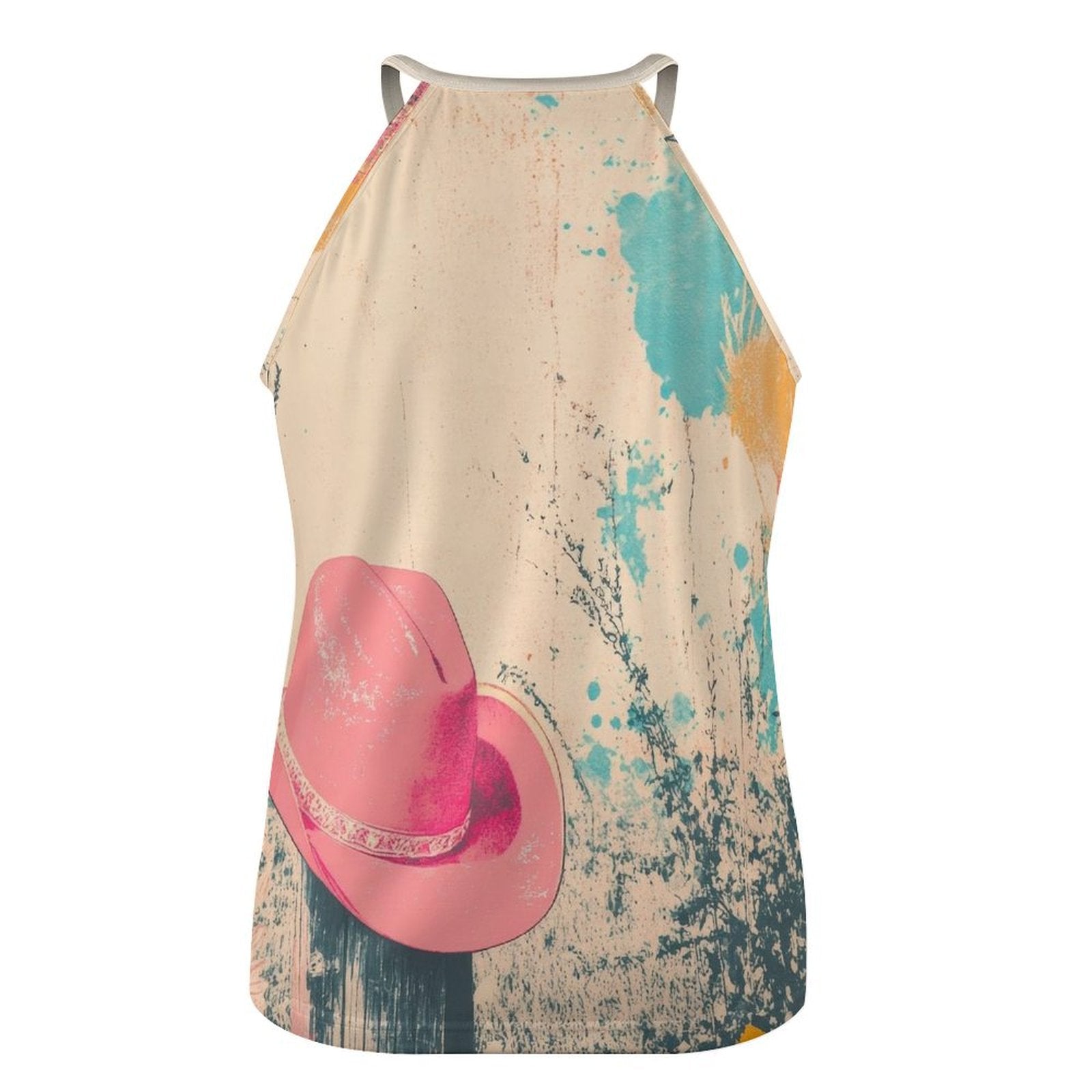 Baha Ranch Turquoise View Retro Pop Western Tank Top by Baha Ranch Western Wear - product image 3