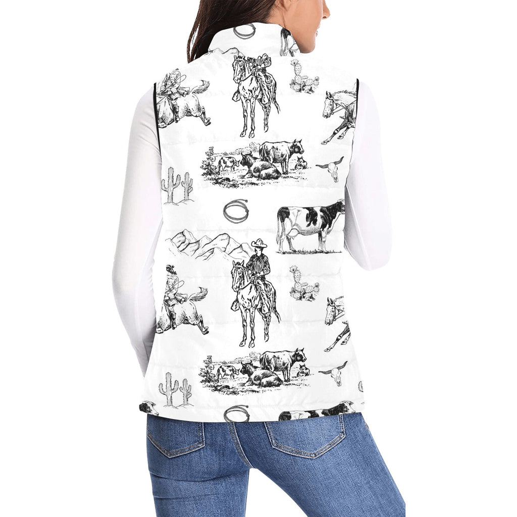 Baha Ranch Life puffy vest Women's Padded Vest by Baha Ranch Western Wear - product image 2