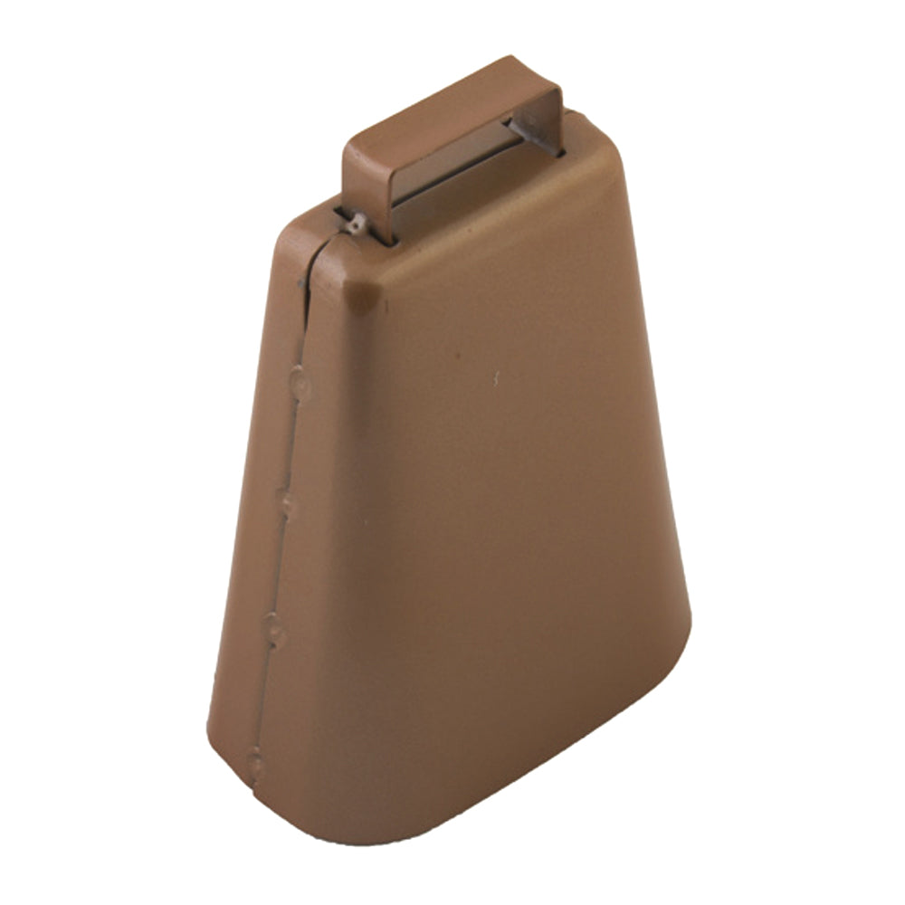 HILASON 6-3/4" Kentucky Cow Bell – Heavy Duty Metal Livestock Bell with Handle Brown