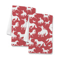 Baha Ranch Red Rodeo Cowboy Set of 2 Dish Towels Made in America by Baha Ranch Western Wear