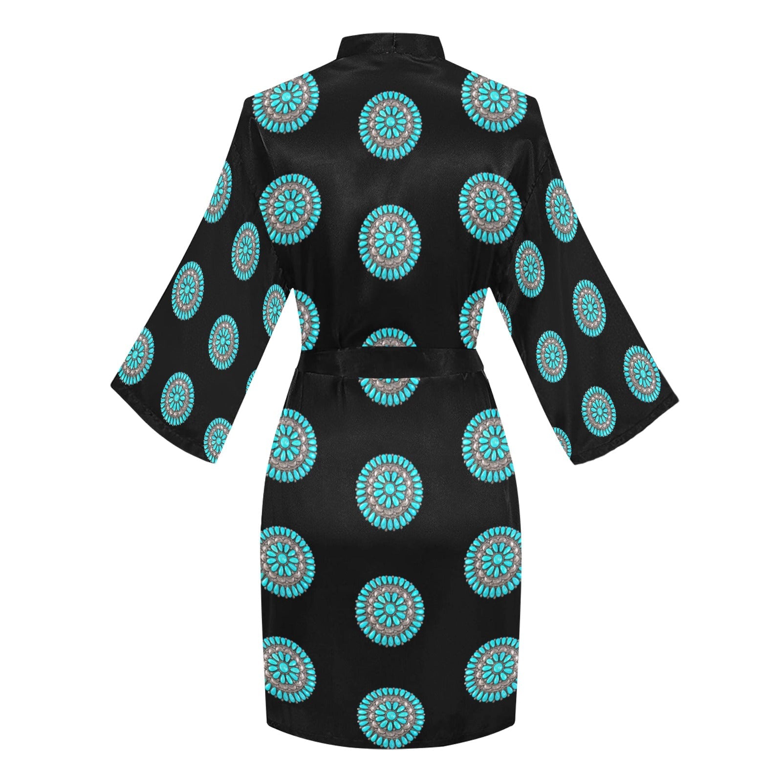 Baha Ranch Turquoise Concho Women's Lounge Kimono Robe by Baha Ranch Western Wear - product image 4
