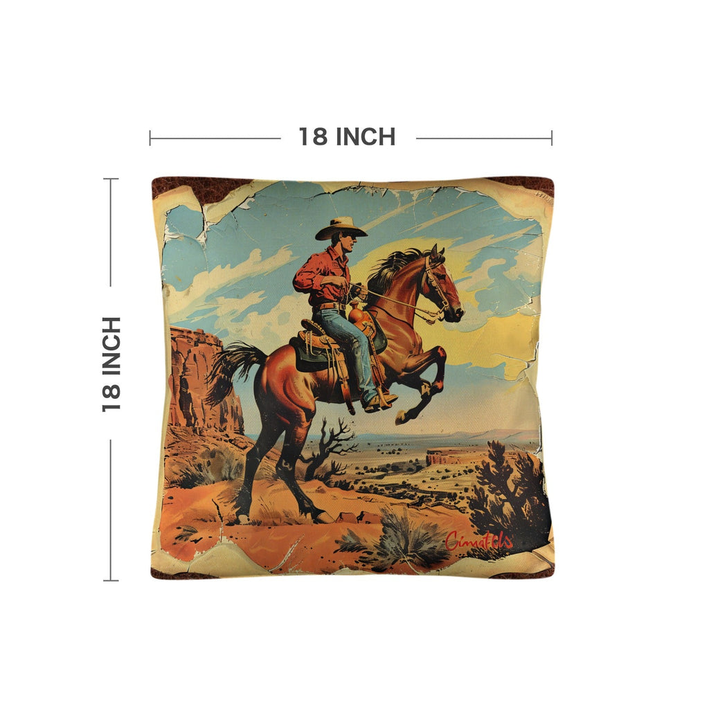 Baha Ranch Vintage Cowboy Pillow Case Made in America by Baha Ranch Western Wear - product image 5