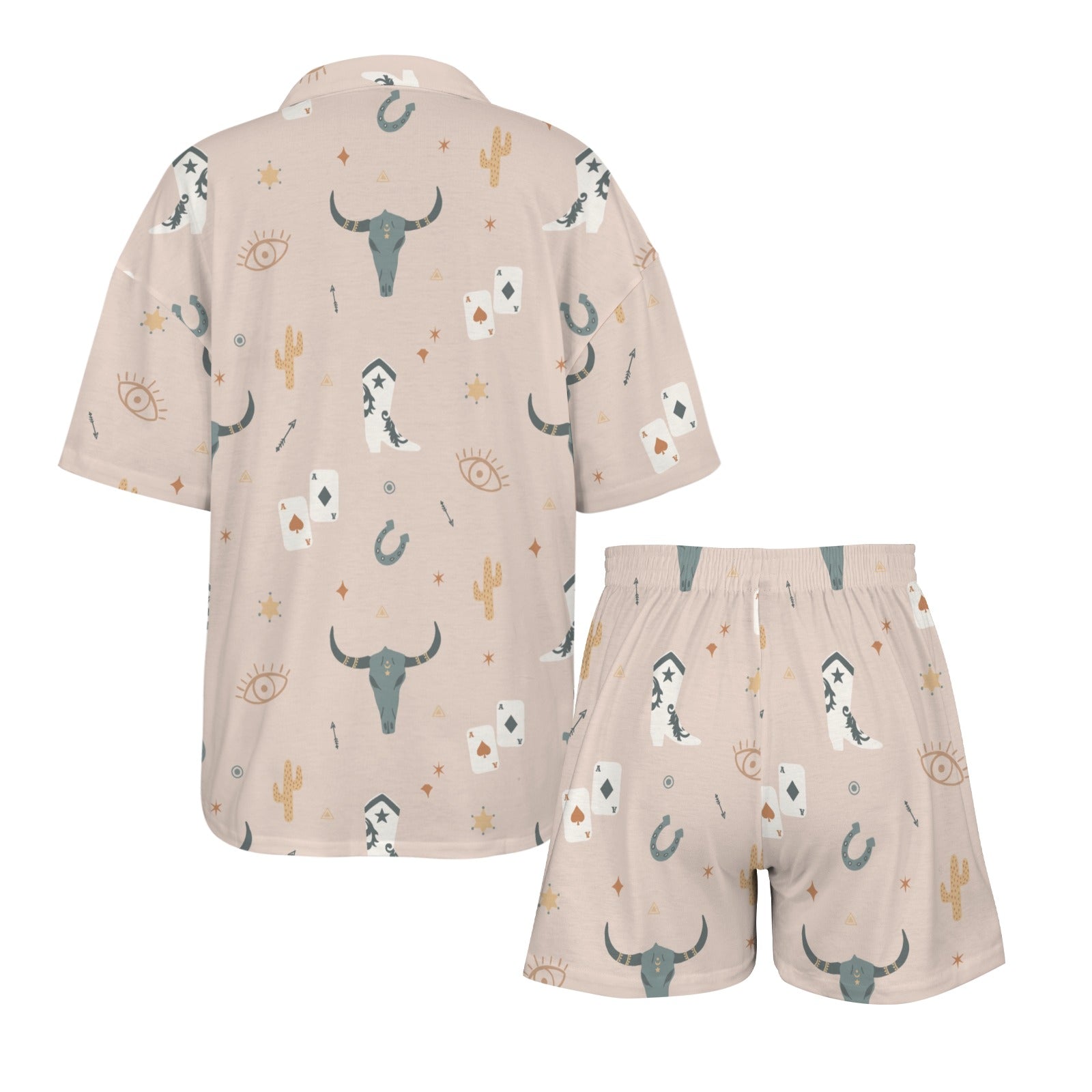 Baha Ranch Bulls & Boots Women's Pajama Set Made in America by Baha Ranch Western Wear - product image 7