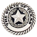 1 In Tack Tackxas Seal Concho Round Shape Nickel Plated Screw