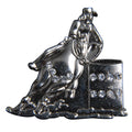 Hilason Barrel Racer Nickel Plated Screw-Back Concho