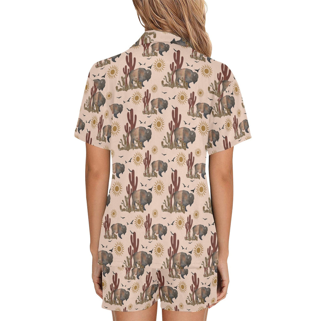 Baha Ranch Desert Bison Women's Western Pajama Set by Baha Ranch Western Wear - product image 4