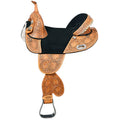 Hilason Western Horse Treeless Trail Barrel American Leather Saddle