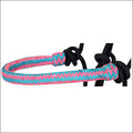 Classic Equine Horse Nylon Body Uv Resistent Rawhide Noseband Halter Turquoise