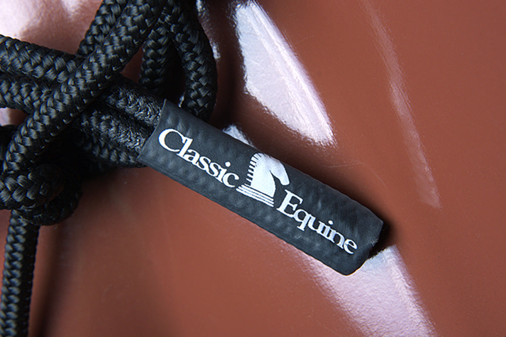 Classic Equine Horse Nylon Body Uv Resistent Rawhide Noseband Halter Purple