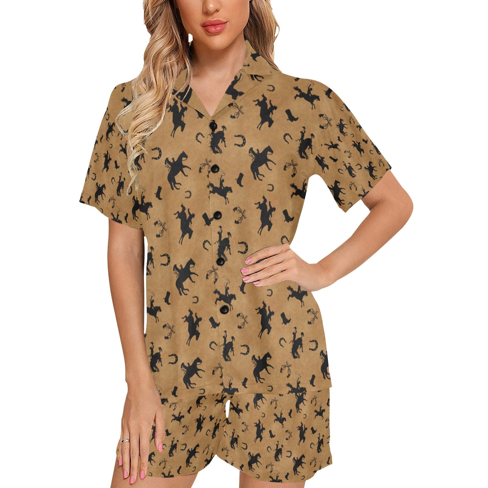 Baha Ranch Lucky Ride Women's Pajama Set by Baha Ranch Western Wear