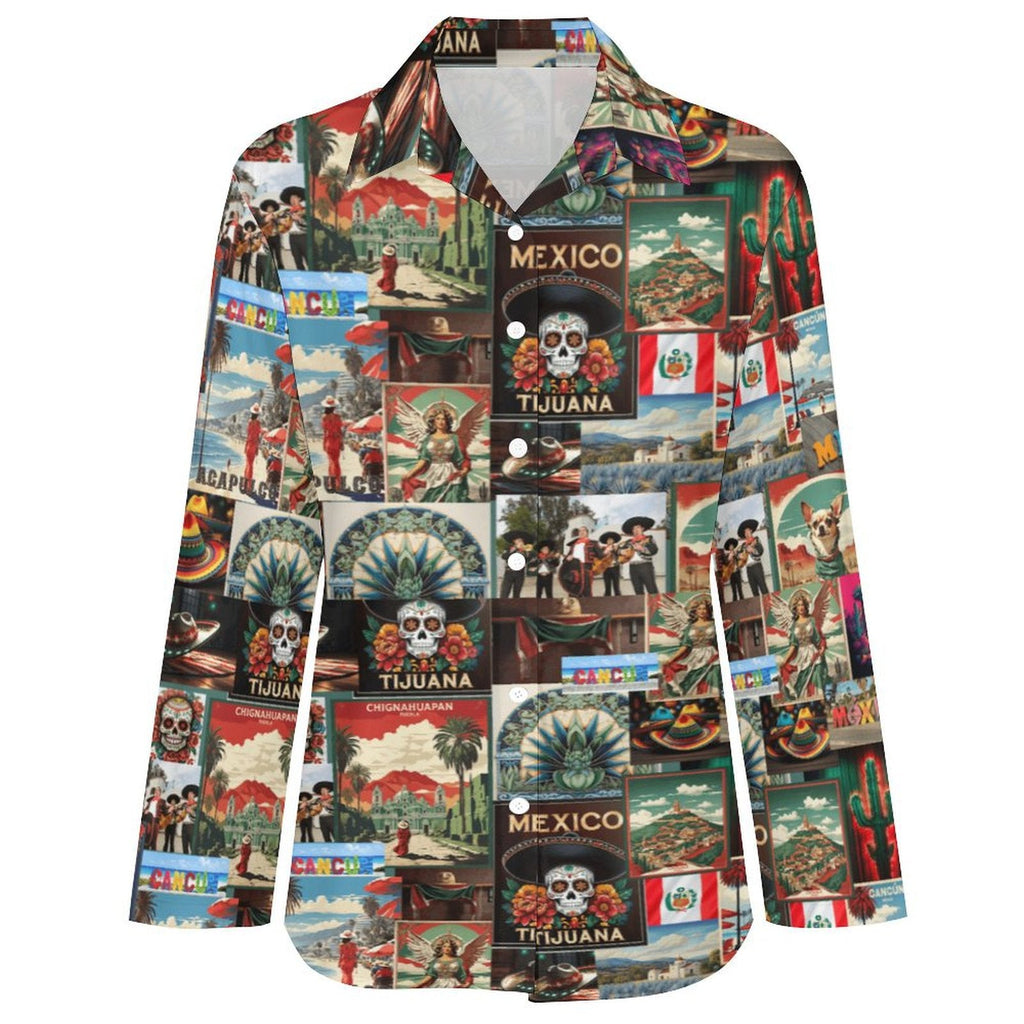 Baha Ranch Colores de Mexico Destination Mexico Button Up Shirt by Baha Ranch Western Wear - product image 4