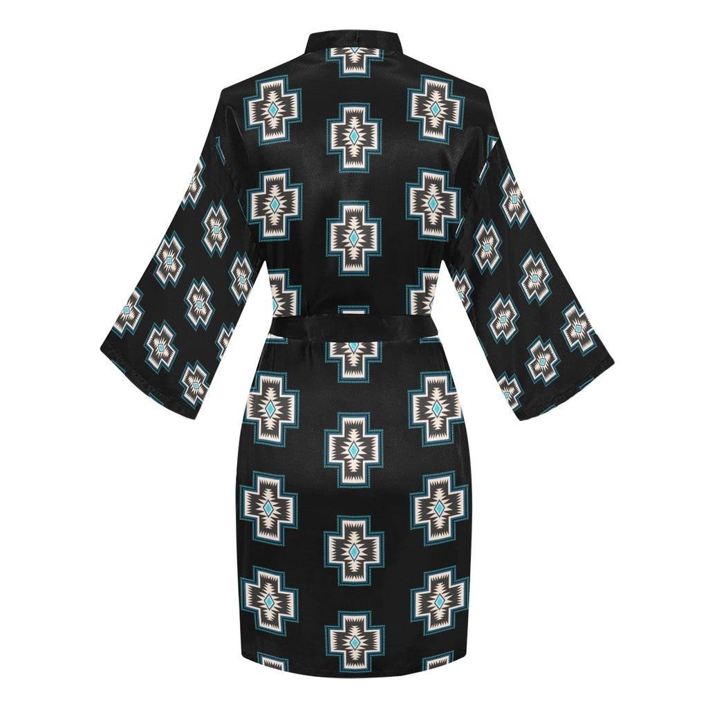 Baha Ranch Southwestern Cross Women's Lounge Kimono Robe by Baha Ranch Western Wear - product image 4