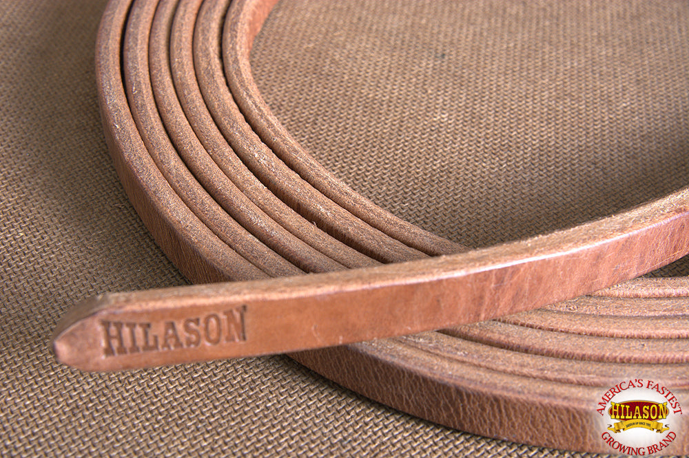 HILASON Western Horse Leather Split Reins - Hoak 1/2 X 8 Waterloop