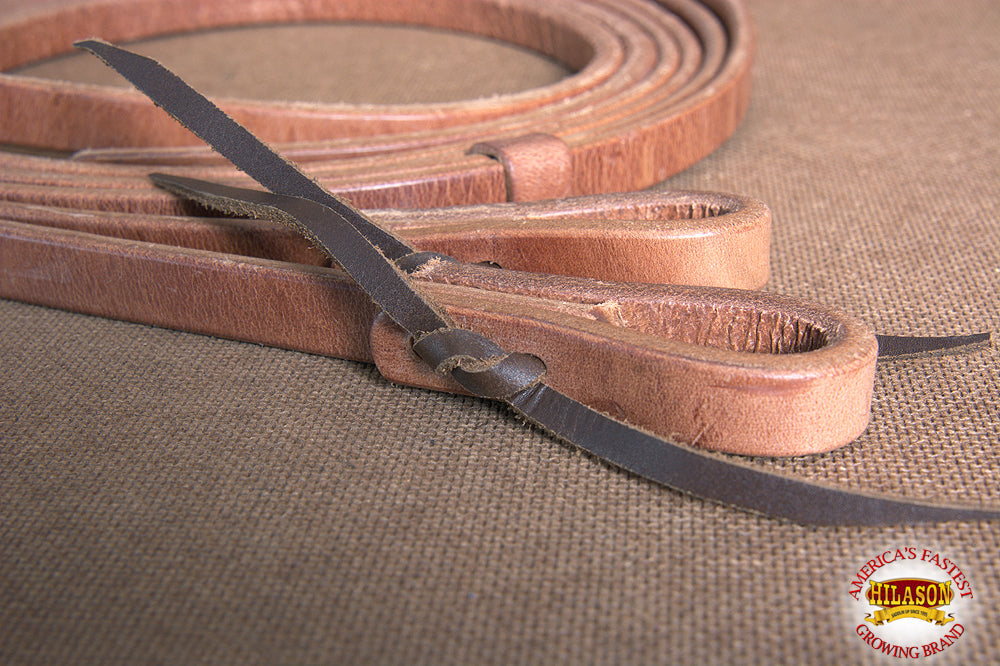 HILASON Western Horse Leather Split Reins - Hoak 1/2 X 8 Waterloop