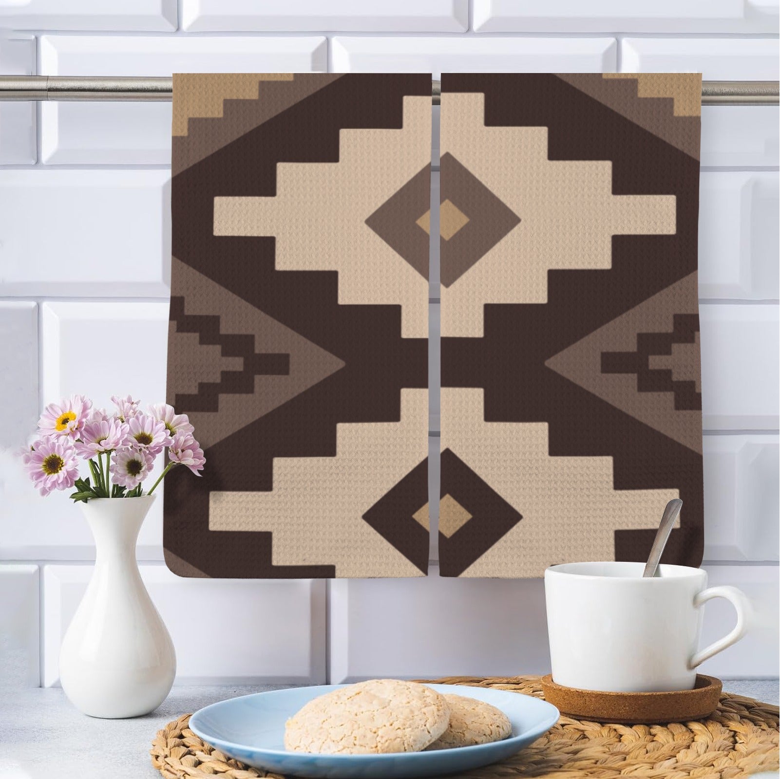Baha Ranch Earth Aztec Set of 2 Dish Towels Kitchen Towel Made in America by Baha Ranch Western Wear - product image 3