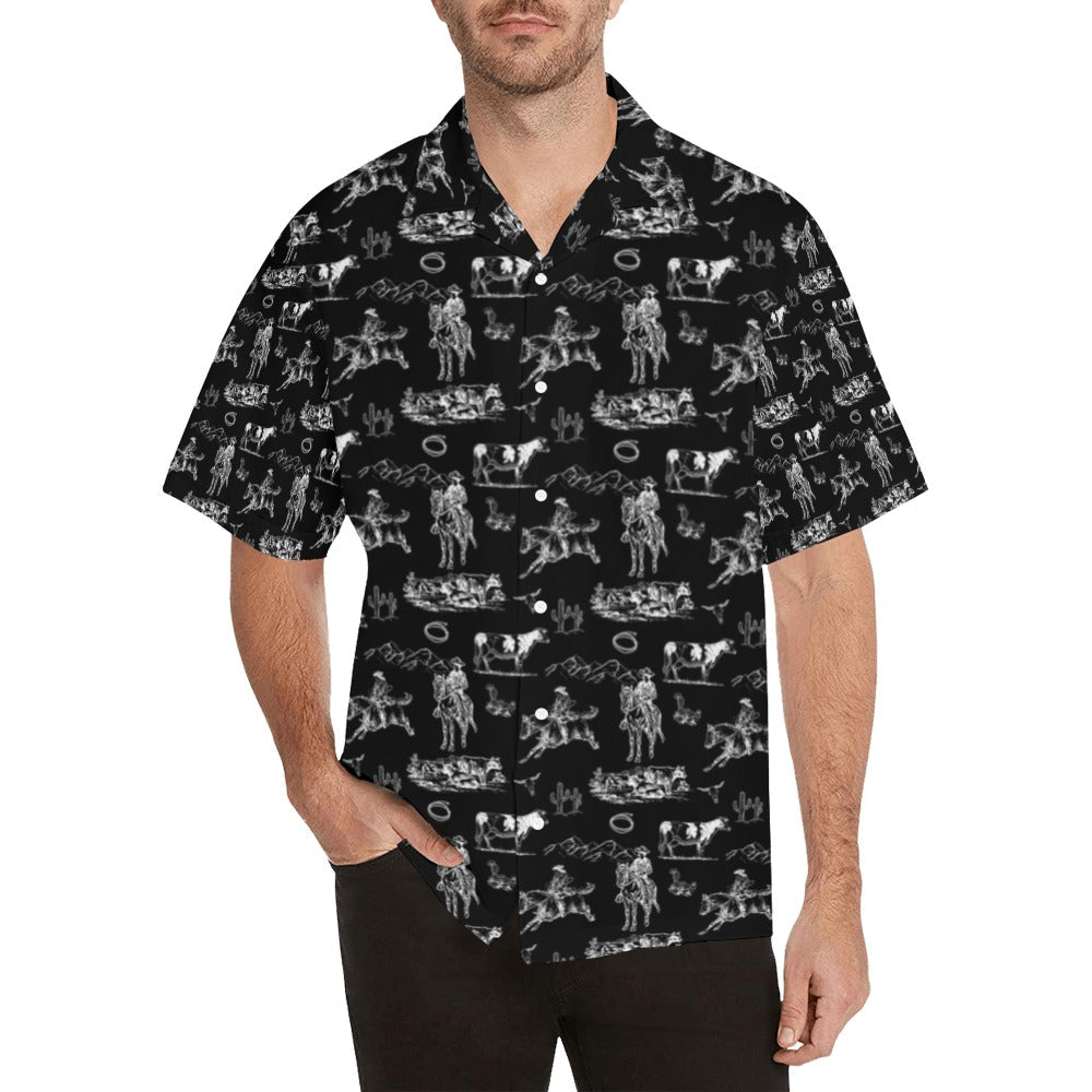 Baha Ranch Ranch Life Men's Western Button Up Camp Shirt by Baha Ranch Western Wear