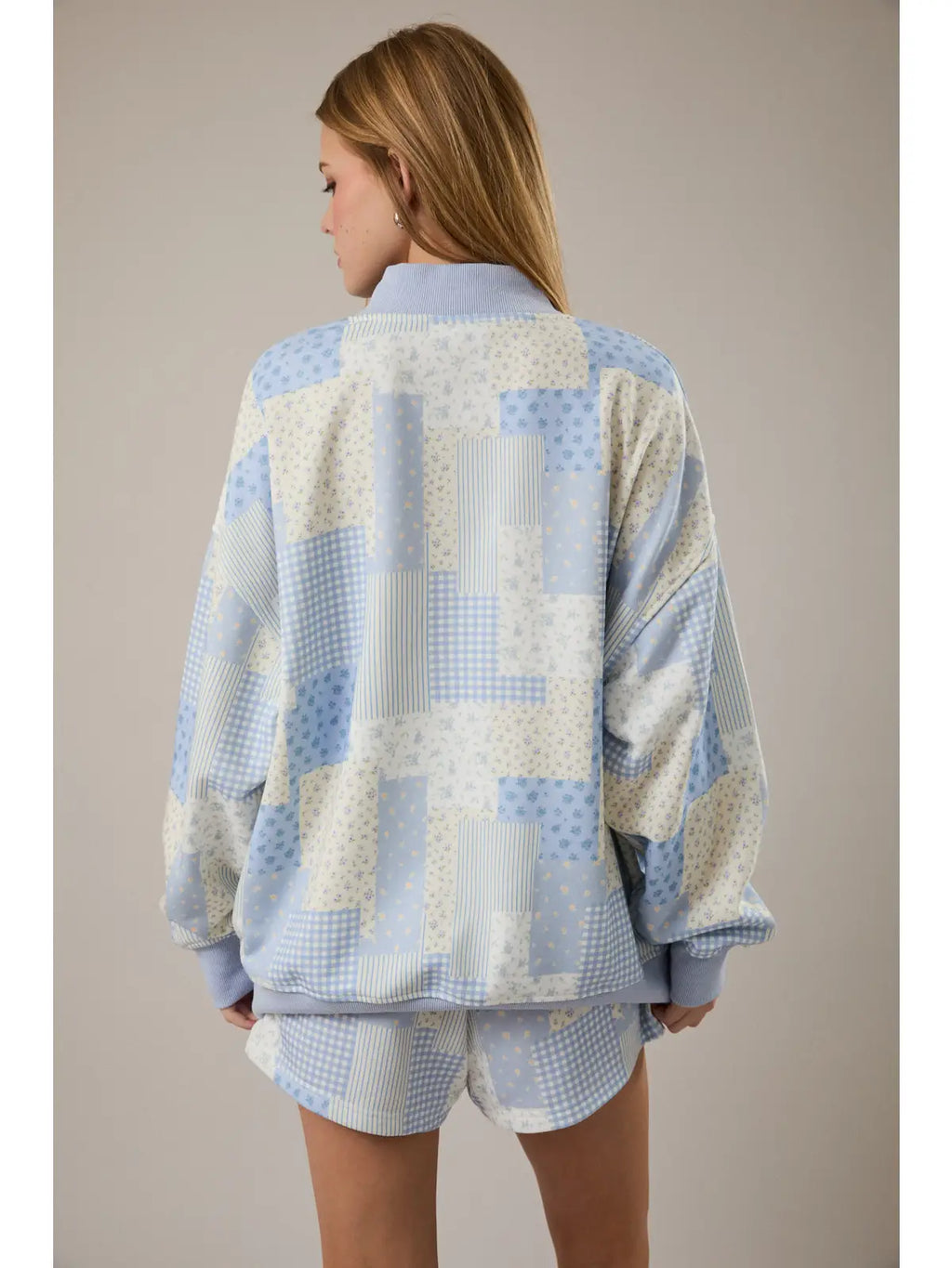 Spring Breeze Patchwork | Crewneck — view 2