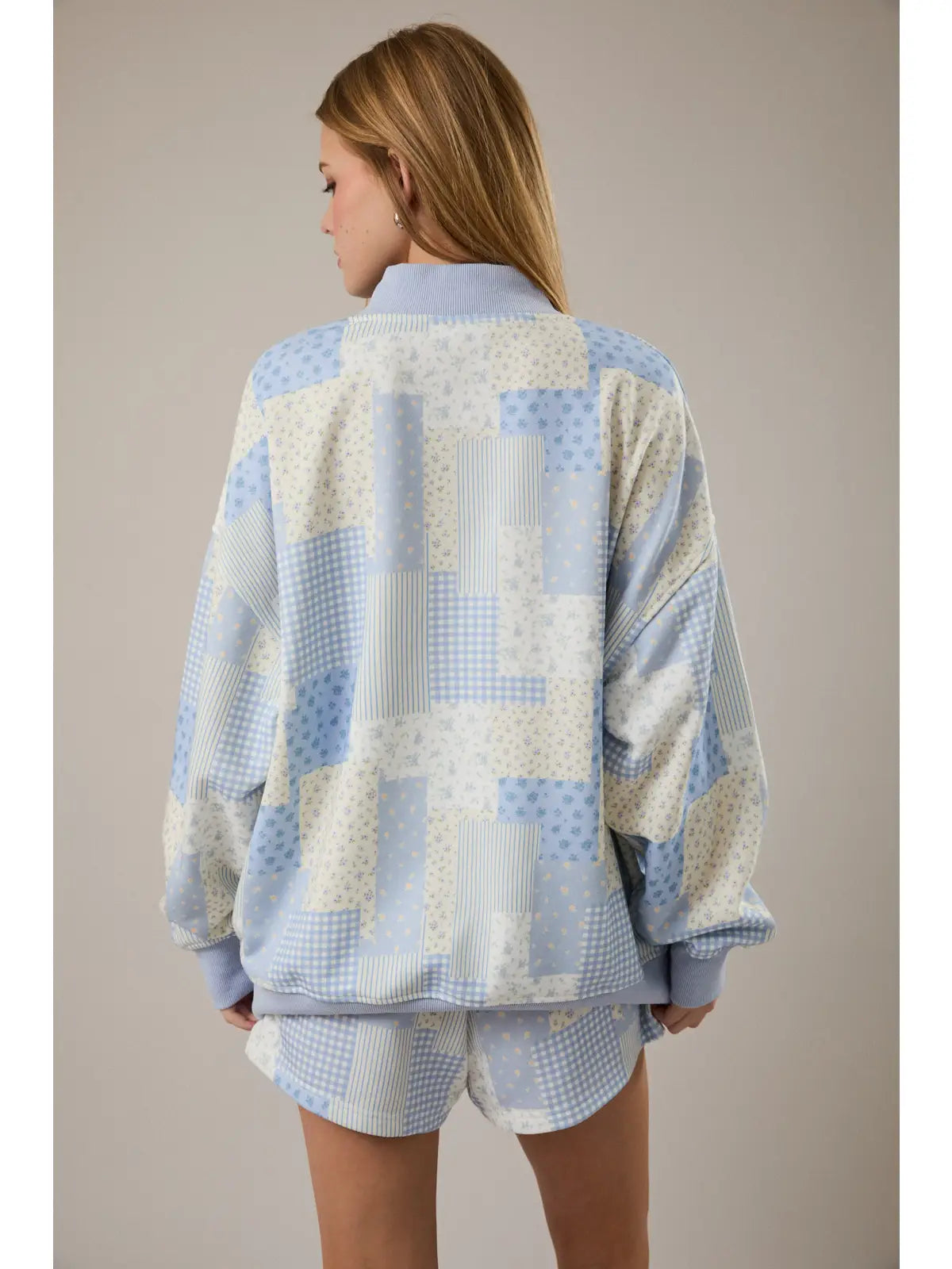 Spring Breeze Patchwork | Crewneck — view 2