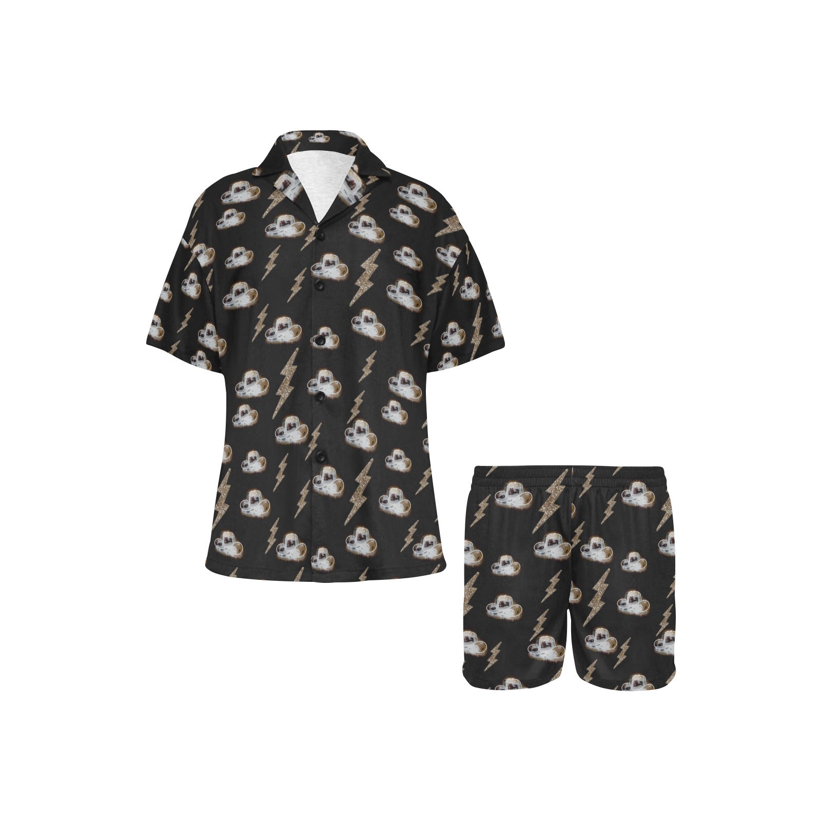 Baha Ranch Lightning Cowgirl Women's Western Pajama Set by Baha Ranch Western Wear - product image 2