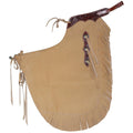 HILASON Handcrafted Working Genuine Leather Chinks Tan | Handmade Chaps Western Riding for Adults Hand Tooled Adult