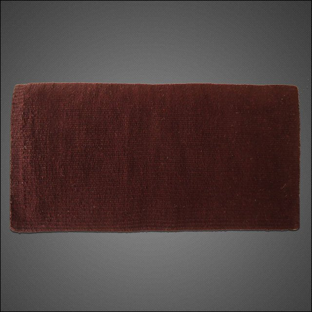 HILASON Western Horse Saddle Blanket Acrylic Wool Without Pad Rodeo Brown