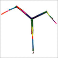 Hilason Western Nylon Felt-Lined Breastcollar — Rainbow, 1"