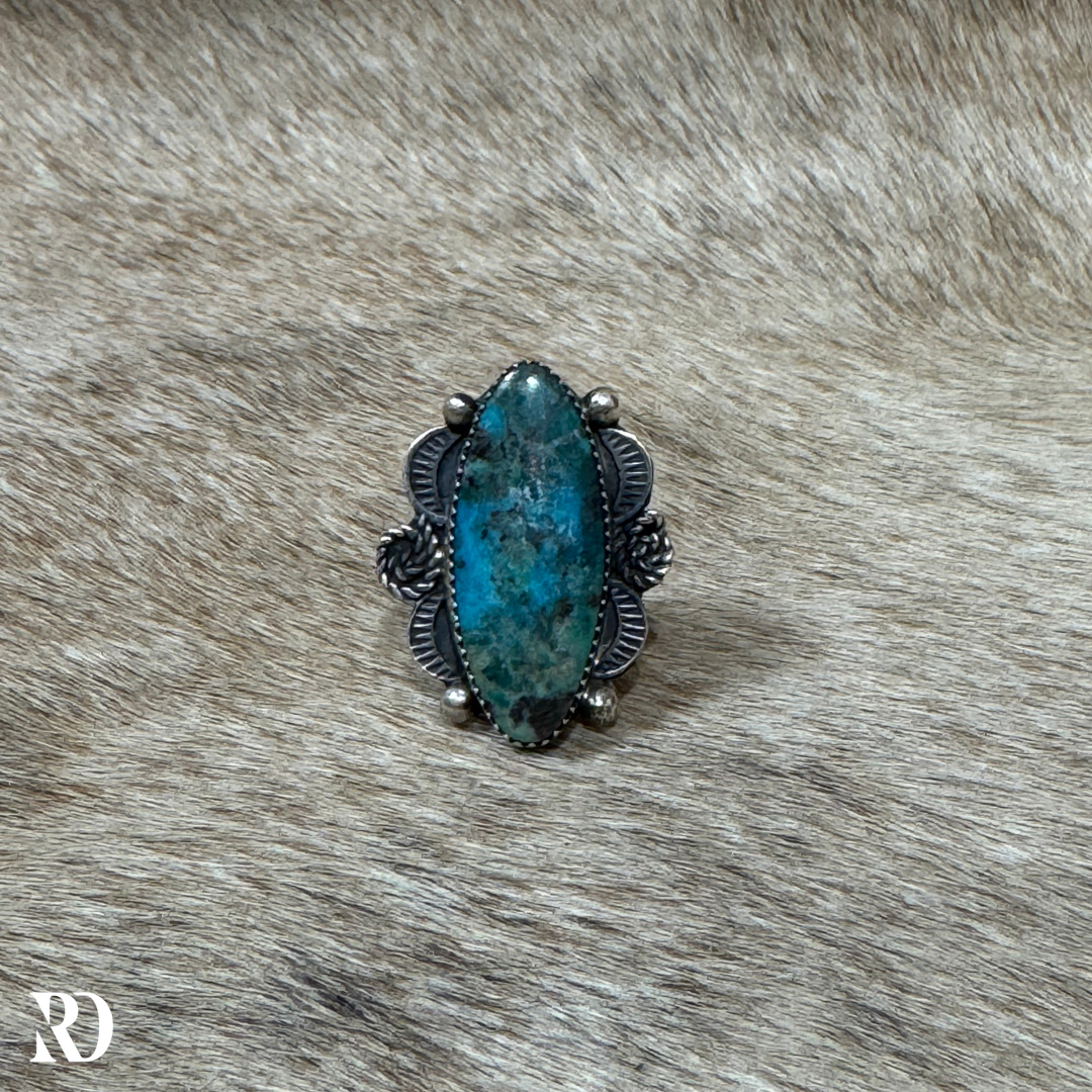 Authentic Turquoise Adjustable Ring By Tia Long