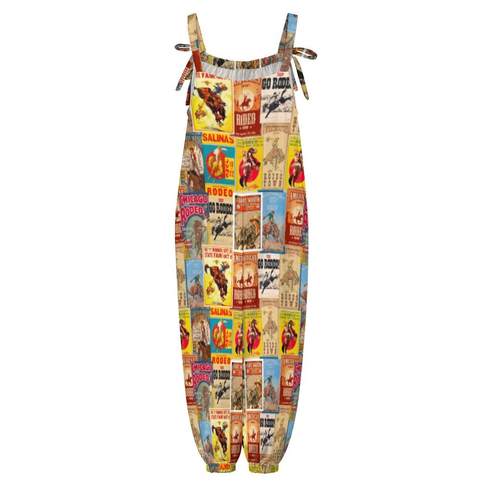 Baha Ranch Vintage Rodeo Poster Overalls Jumpsuit by Baha Ranch Western Wear - product image 6