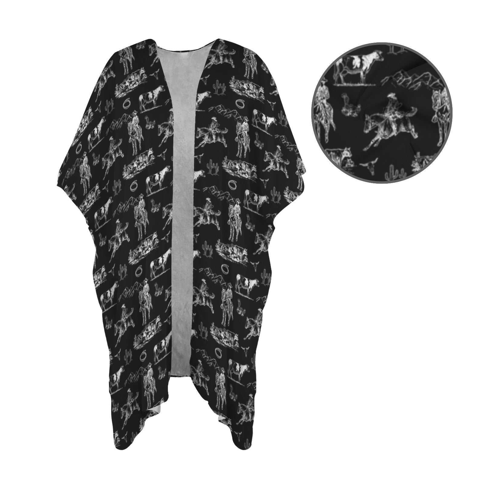 Baha Ranch Ranch Life Duster Kimono Coverup by Baha Ranch Western Wear - product image 4