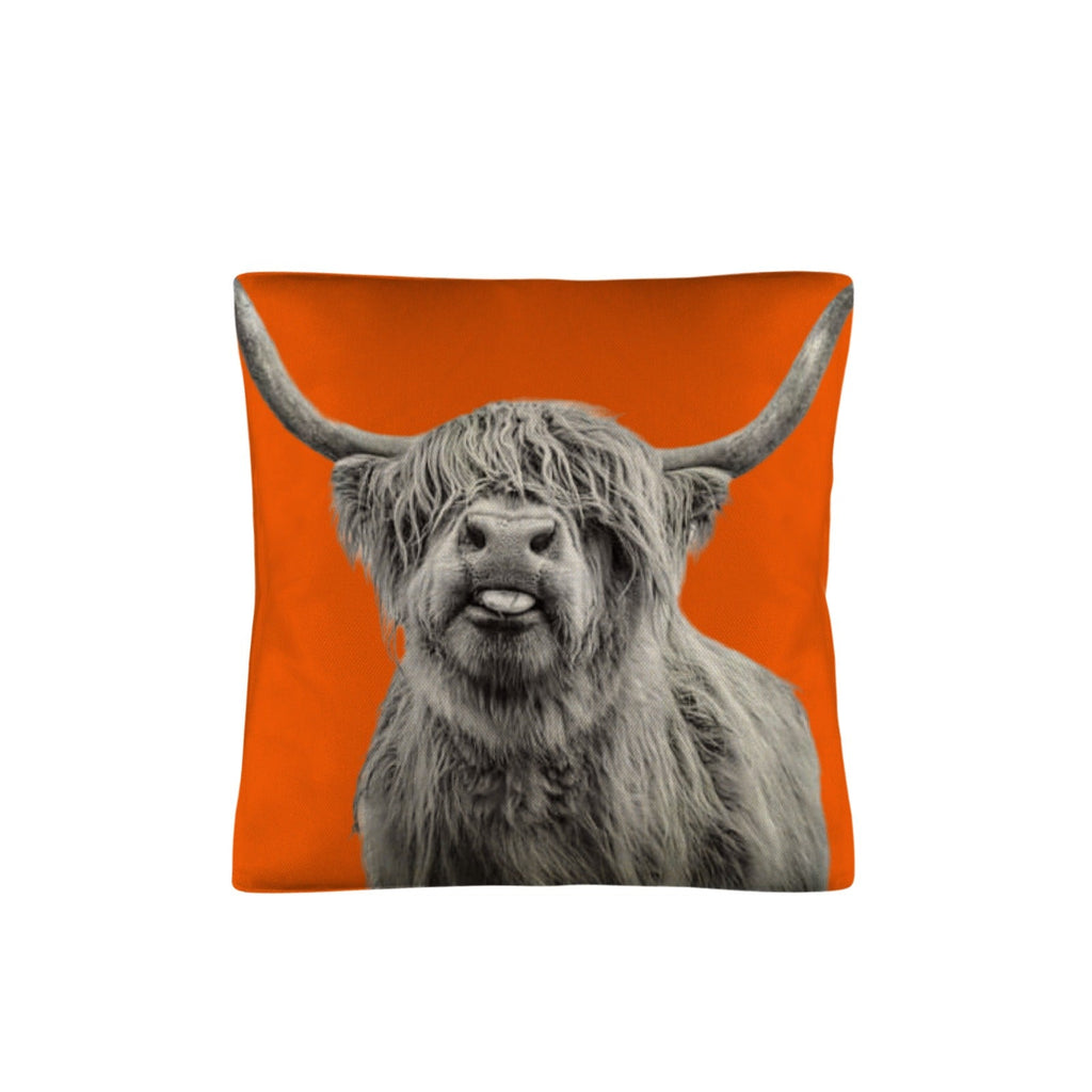 Baha Ranch Silly HIghland Throw Pillow Case Made in America by Baha Ranch Western Wear - product image 3