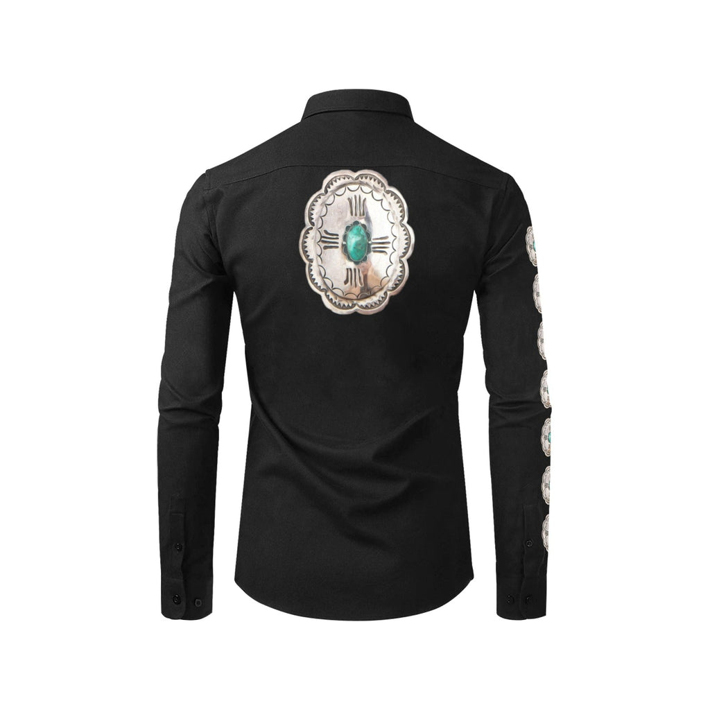 Baha Ranch Turquoise Concho Men's Western Button Up by Baha Ranch Western Wear - product image 4