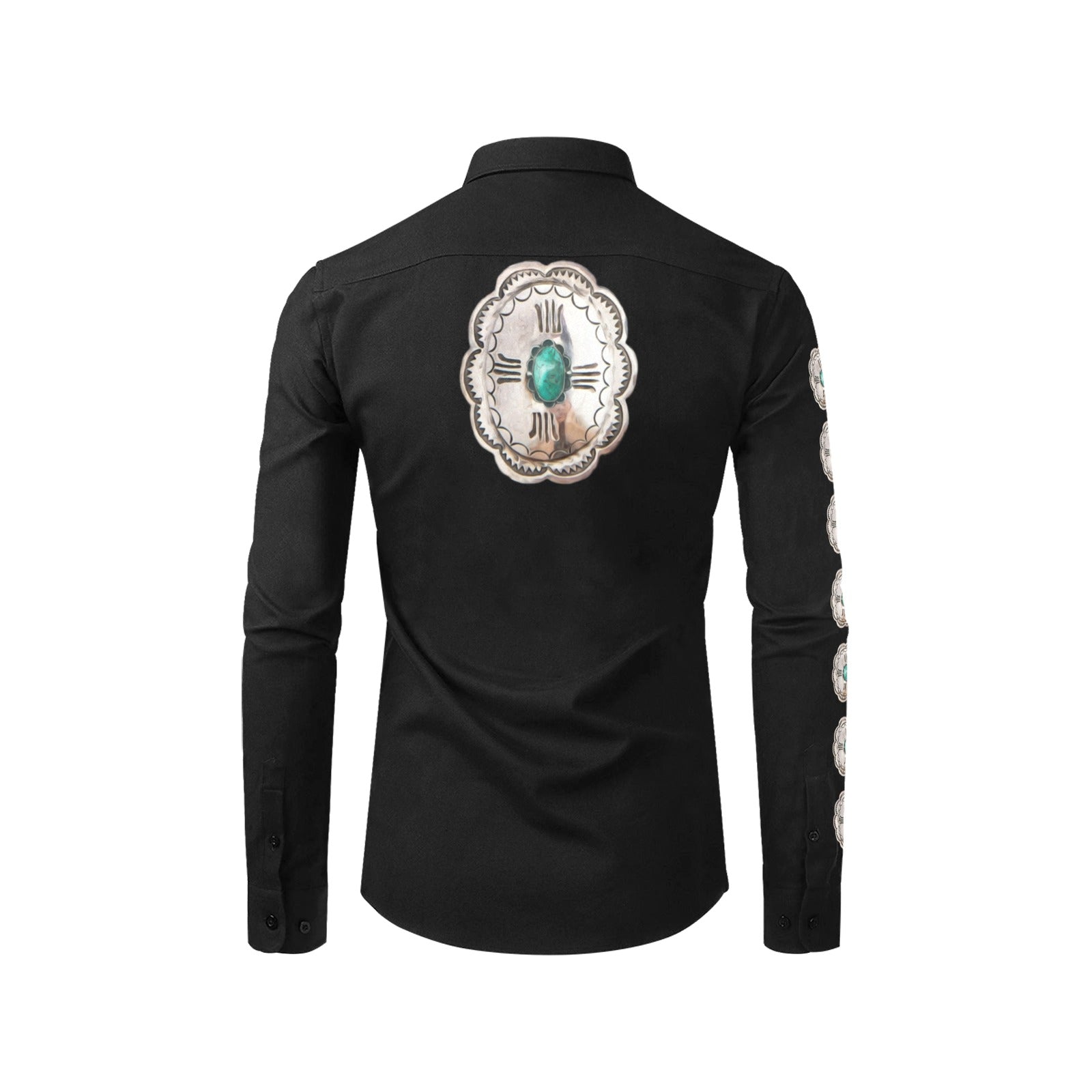 Baha Ranch Turquoise Concho Men's Western Button Up by Baha Ranch Western Wear - product image 4