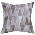 Pl516-F Cowhide Leather Hair-On Patchwork Cushion Pillow Cover