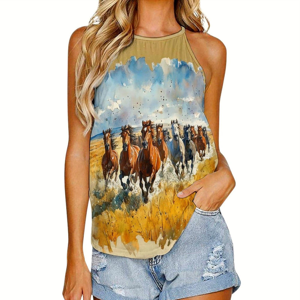Baha Ranch Wild Horses Tank Top by Baha Ranch Western Wear - product image 4