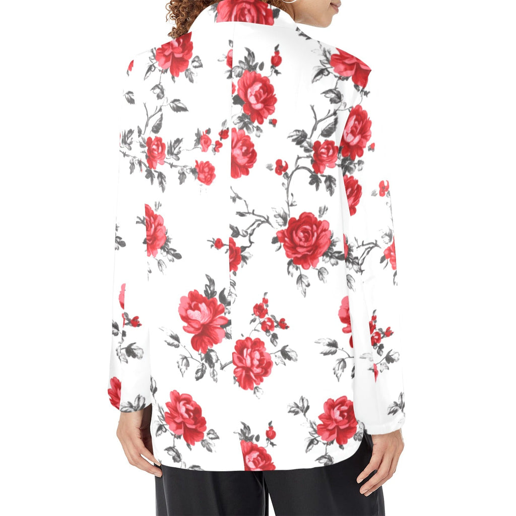 Baha Ranch Mexican Red Rose Floral Blazer by Baha Ranch Western Wear - product image 5
