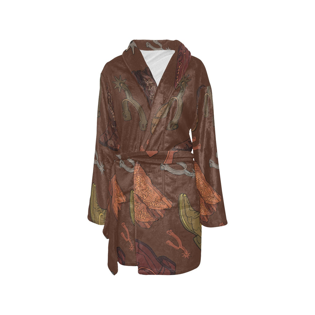 Baha Ranch Boots and Spurs Women's Western Bath Robe by Baha Ranch Western Wear - product image 3
