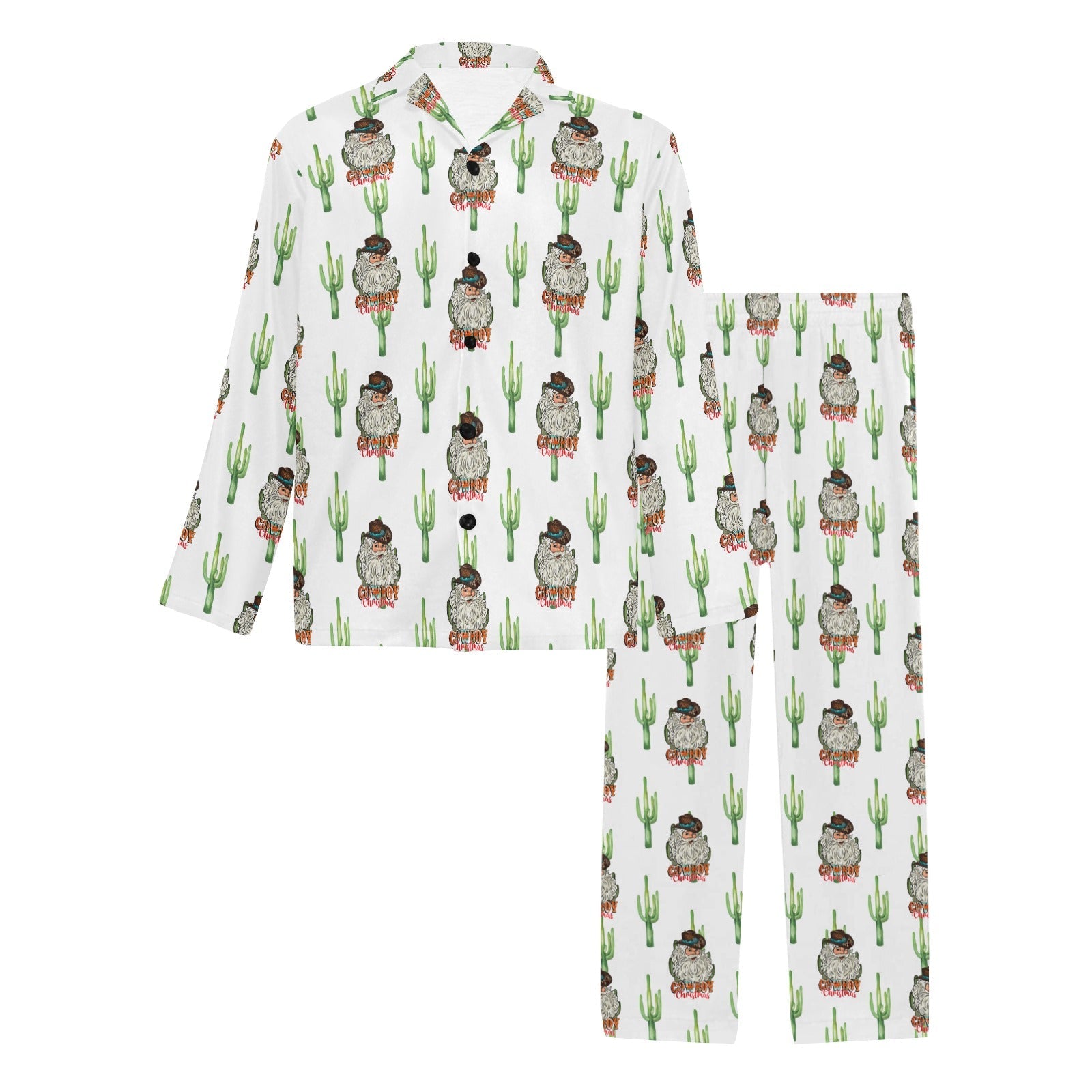 Baha Ranch Cowboy Christmas Men's Western Pajama Set by Baha Ranch Western Wear - product image 3