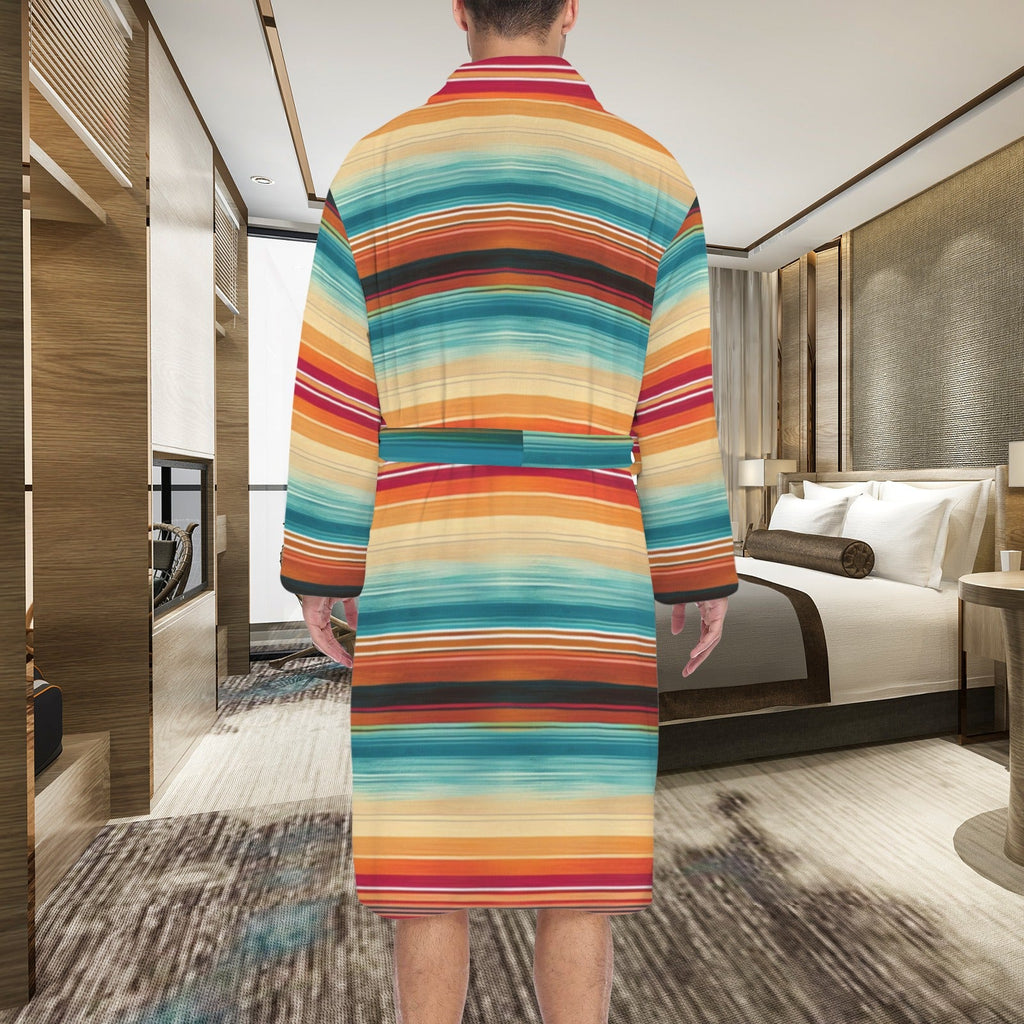 Baha Ranch Southwestern Serape Men's Bath Robe by Baha Ranch Western Wear - product image 3