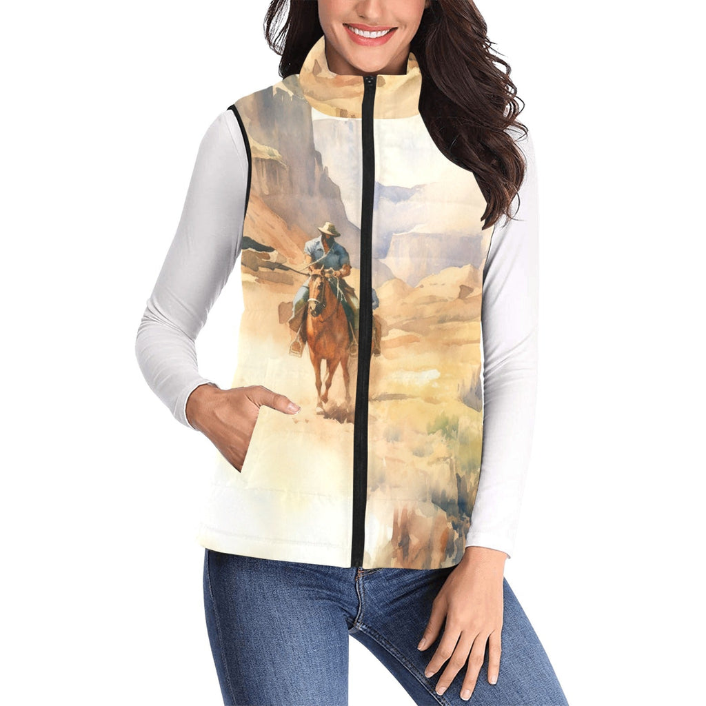 Baha Ranch Canyon Cowboy Puffy Vest by Baha Ranch Western Wear