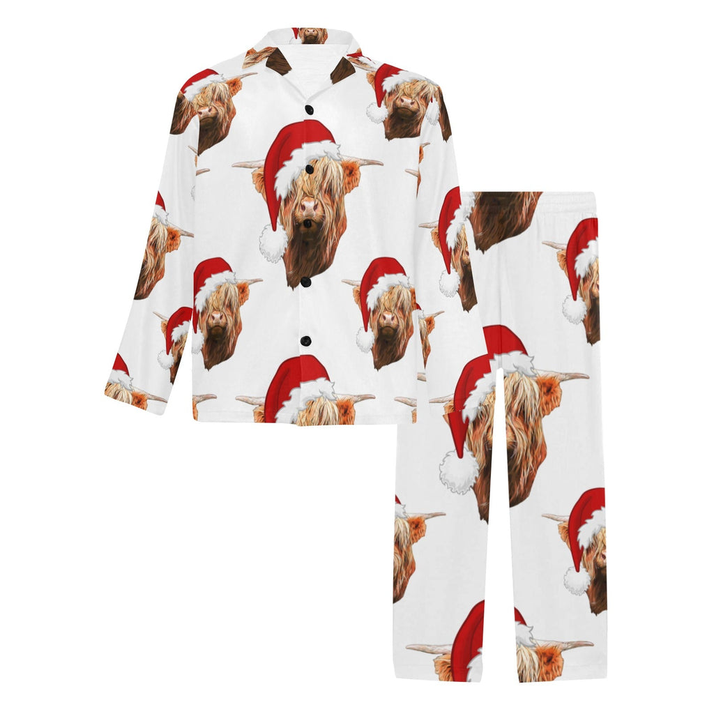 Baha Ranch Highland Christmas Cow Men's Western Pajama Set by Baha Ranch Western Wear - product image 4
