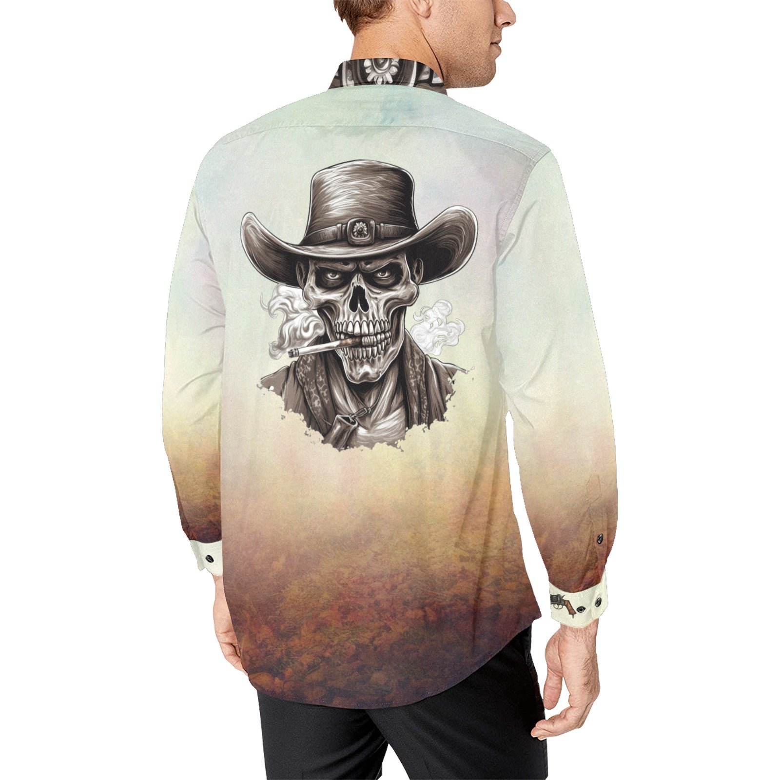 Baha Ranch Rebel Cowboy 2A Arena Button Up Shirt by Baha Ranch Western Wear - product image 4