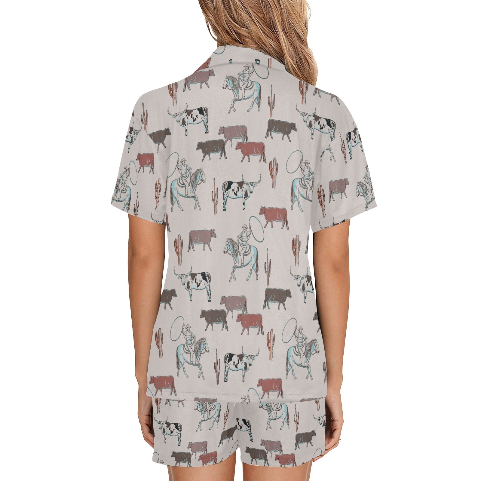 Baha Ranch Cattle Drive Women's Western Pajama Set by Baha Ranch Western Wear - product image 4