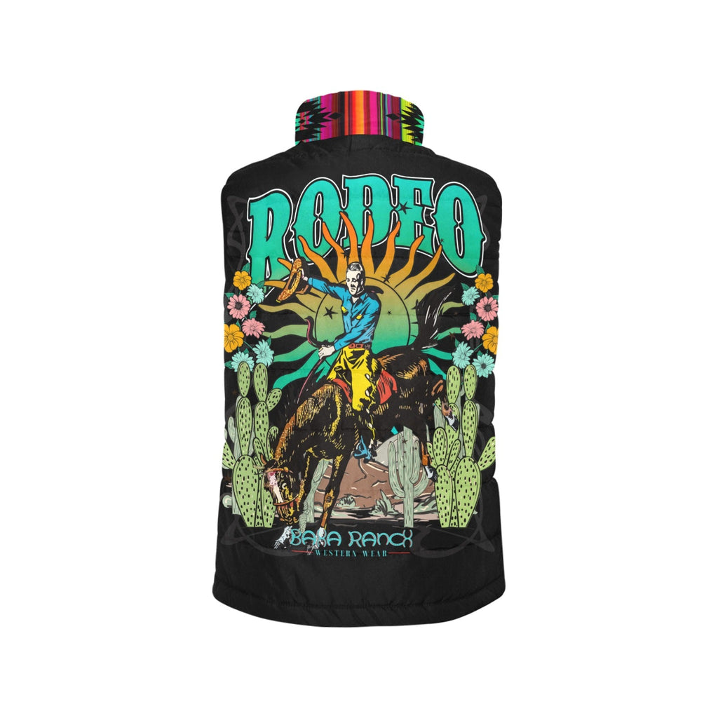 Baha Ranch Aztec Vintage Rodeo Women's Puffy Vest by Baha Ranch Western Wear - product image 5