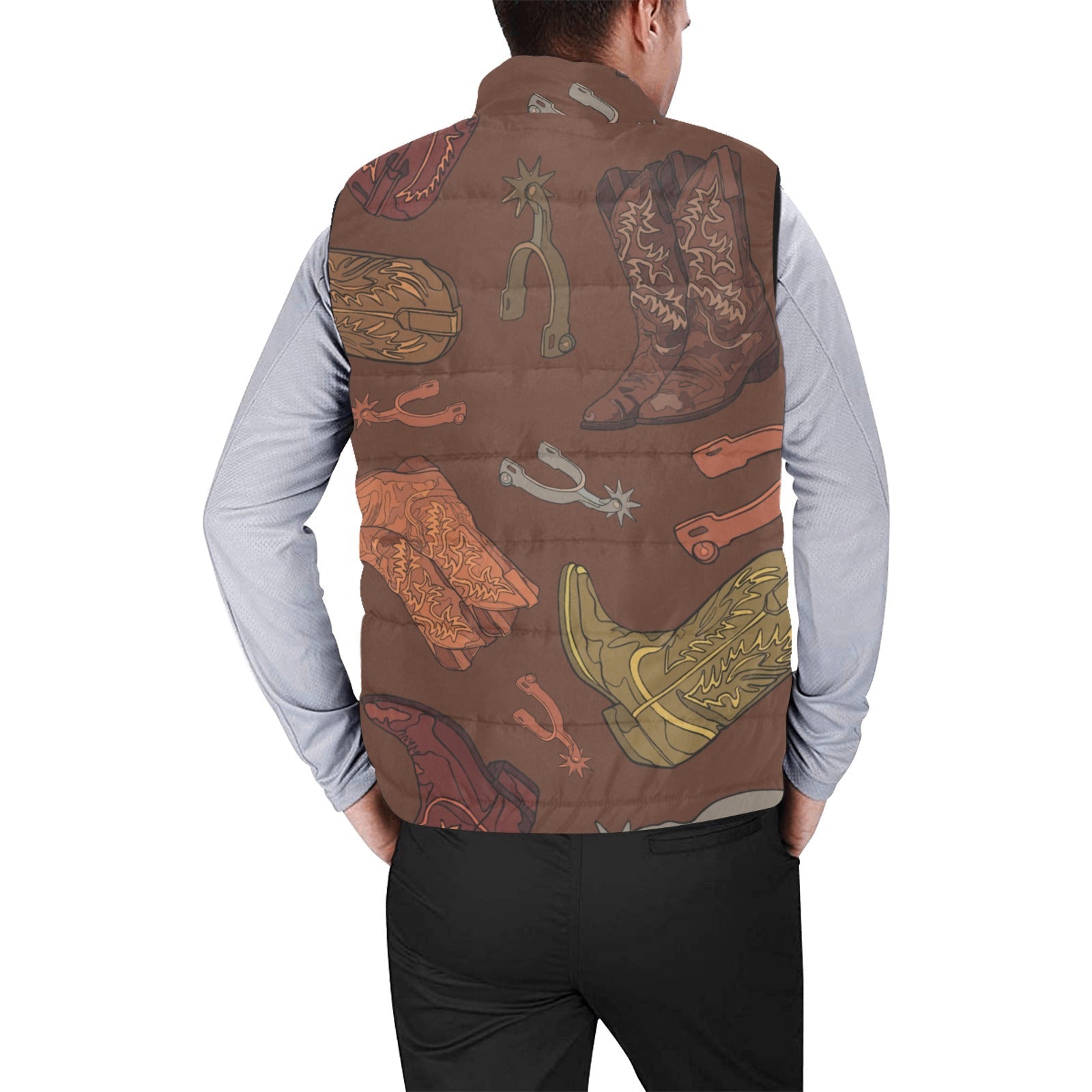 Baha Ranch Everything Western Men's Puffy Vest by Baha Ranch Western Wear - product image 4