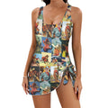 Baha Ranch Vintage Cowboy Skirted Swimsuit by Baha Ranch Western Wear