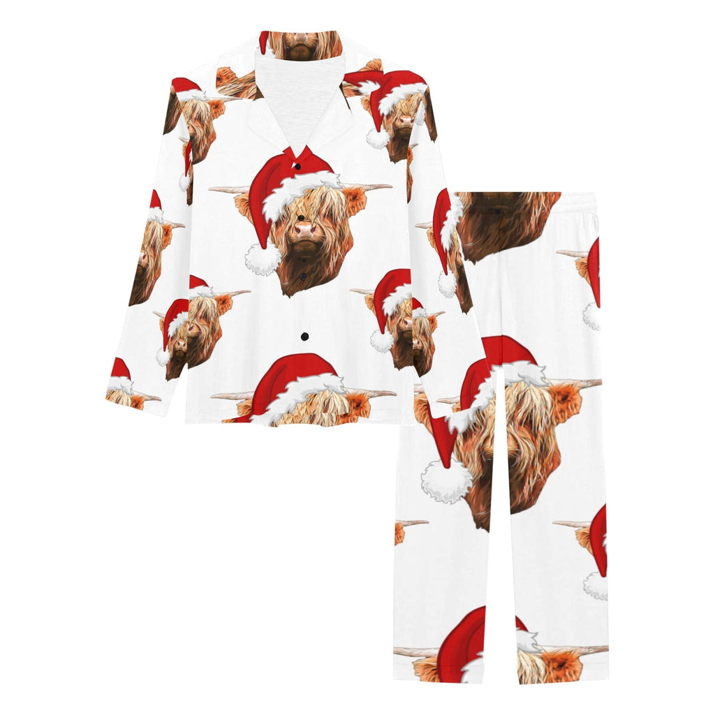 Baha Ranch Highland Christmas Cow Women's Western Pajama Set by Baha Ranch Western Wear - product image 3
